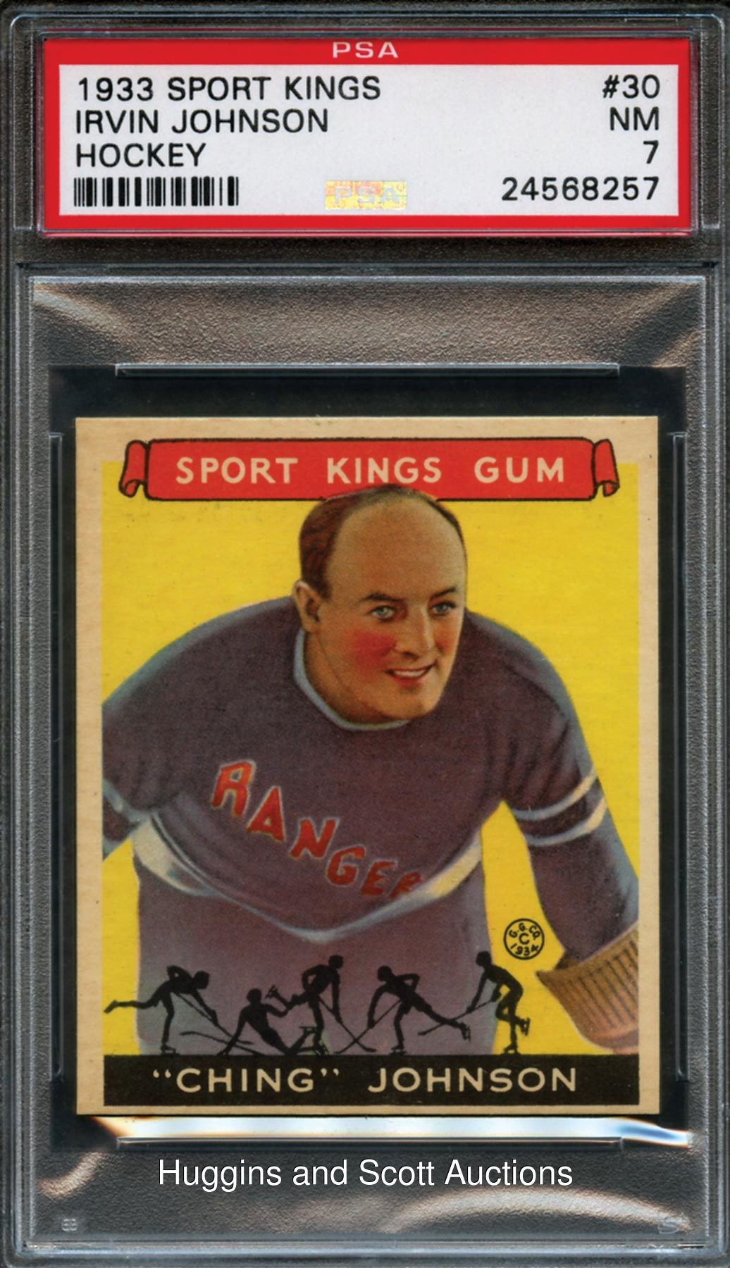 1933 Sport Kings #30 Ching Johnson PSA NM 7