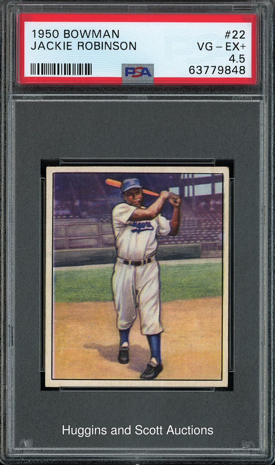 1950 Bowman Baseball #22 Jackie Robinson - PSA VG-EX+ 4.5