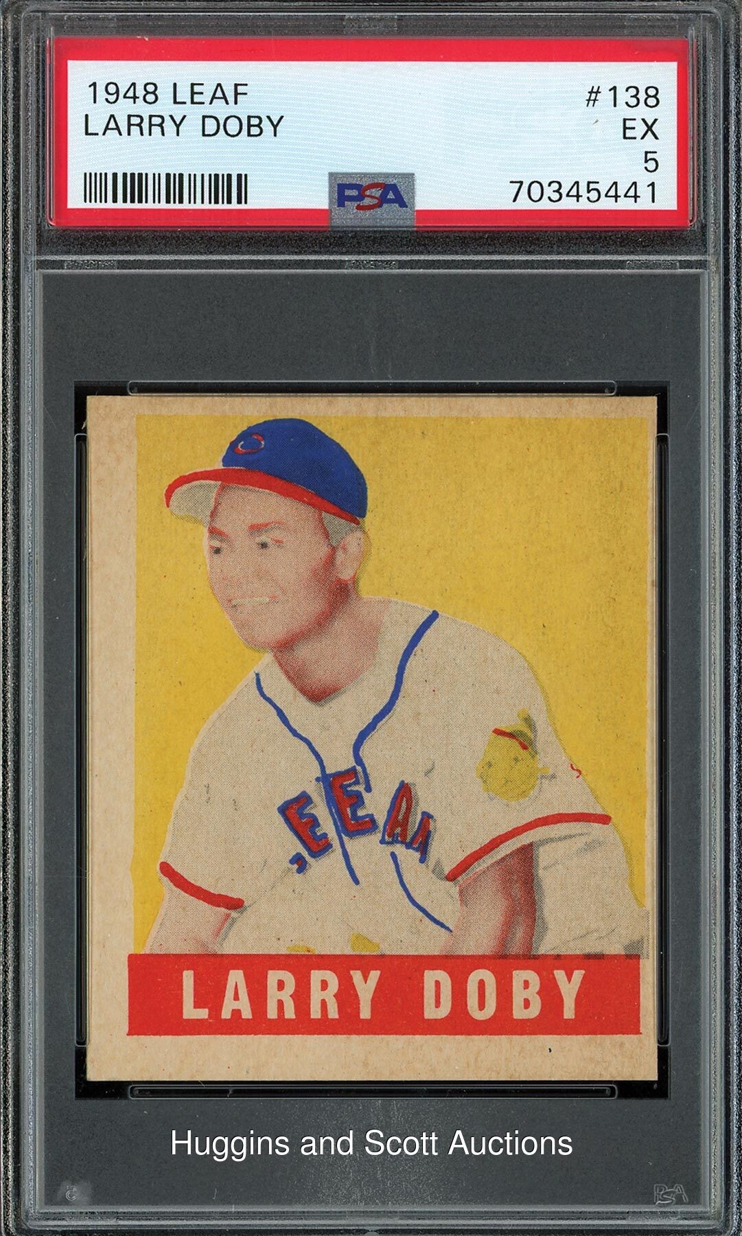 1948 Leaf Baseball #138 Larry Doby SP Rookie - PSA EX 5