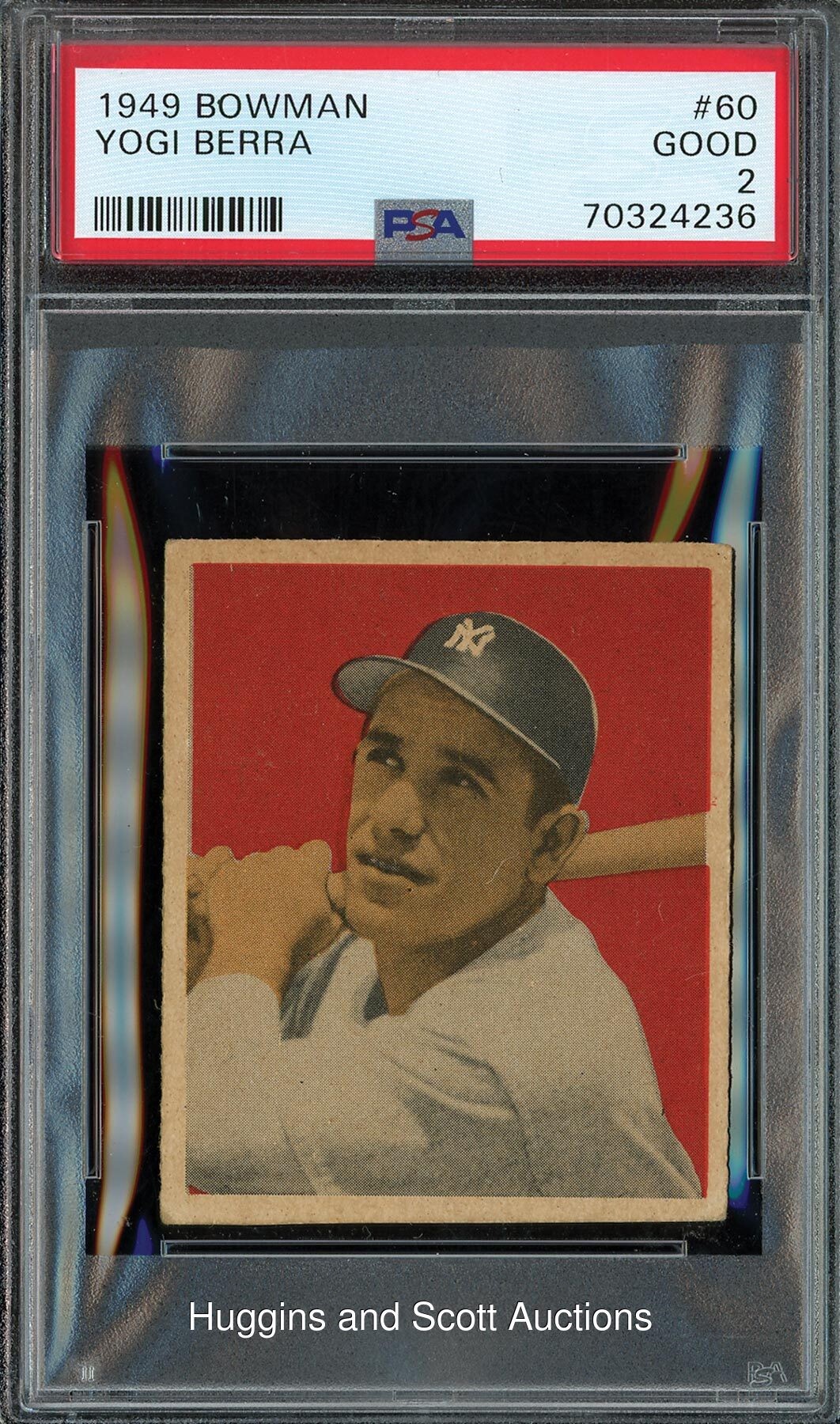 1949 Bowman Baseball #60 Yogi Berra - PSA Good 2