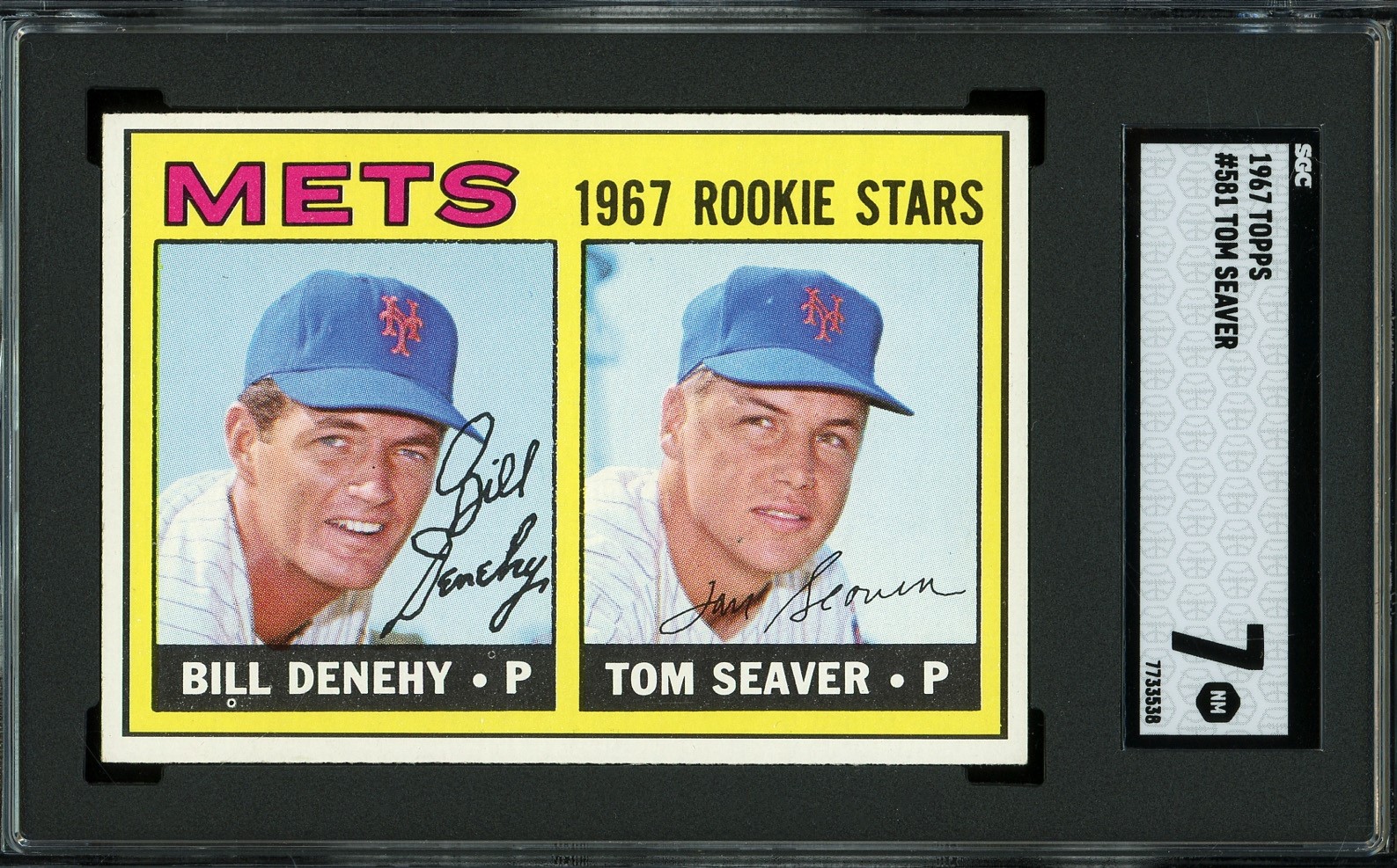 1967 Topps #581 Tom Seaver Rookie SGC NM 7