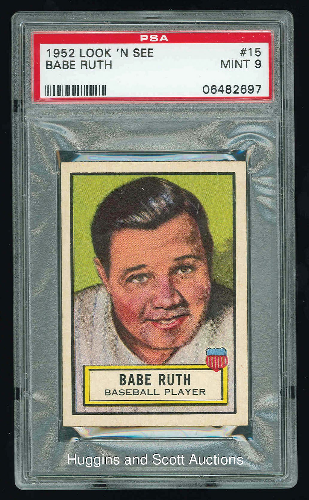 1952 Topps Look 'N See Babe Ruth PSA 9 Mint (pop.2)